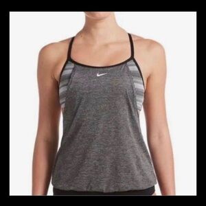 Nike layered tankini top